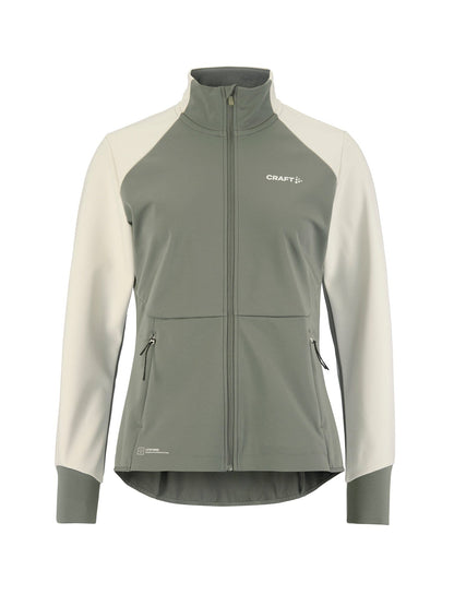 Women's Core XC Ski Training Jacket - Leaf/Tofu Craft Sportswear NA