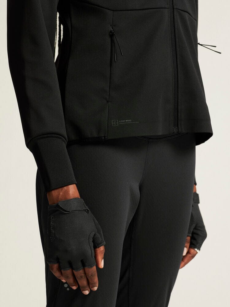 WOMENS CORE XC SKI TRAINING JACKET - Black Craft Sportswear NA