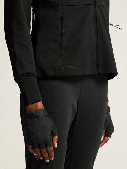 WOMENS CORE XC SKI TRAINING JACKET - Black Craft Sportswear NA