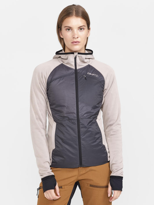 Womens ADV Hybrid Midlayer - CLAY-BLACK Craft Sportswear NA