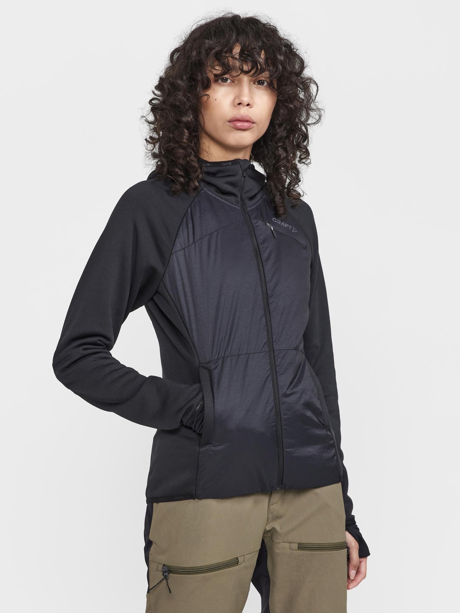 Womens ADV Hybrid Midlayer - Black Craft Sportswear NA
