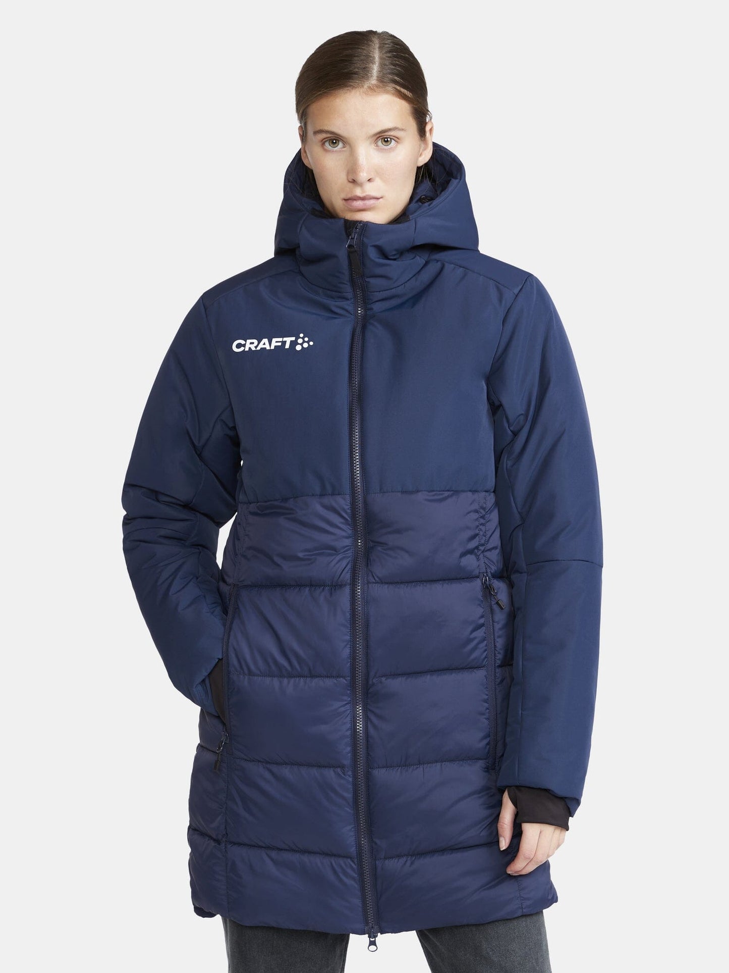 Women's Core Evolve Isolate Parka - Navy Women's Midlayers and Hoodies Craft Sportswear NA