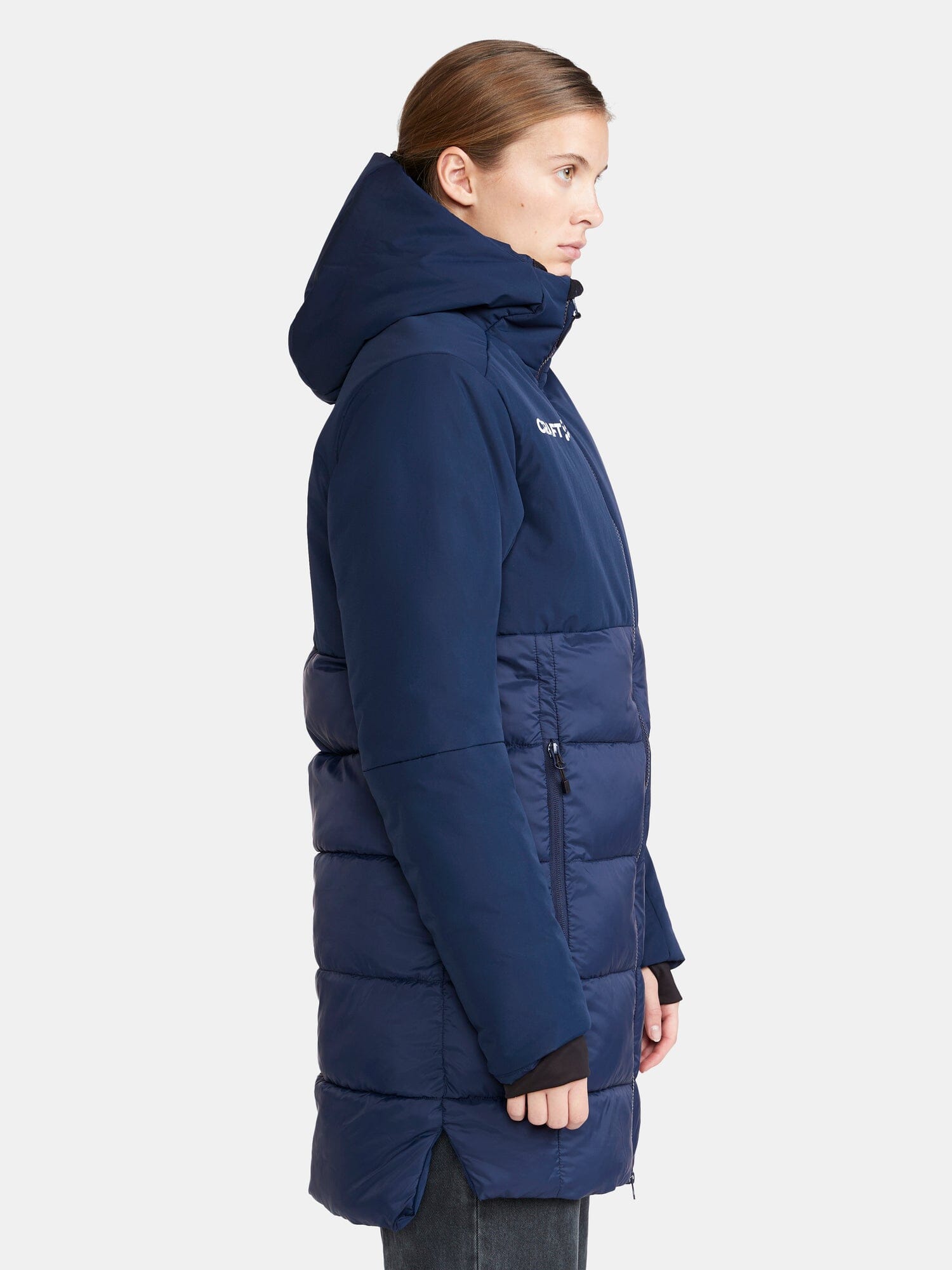 Women's Core Evolve Isolate Parka - Navy Women's Midlayers and Hoodies Craft Sportswear NA