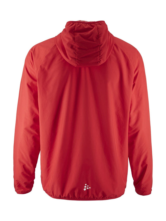 Men's Squad Wind Jacket - Bright Red Men's Jackets and Vests Craft Sportswear NA