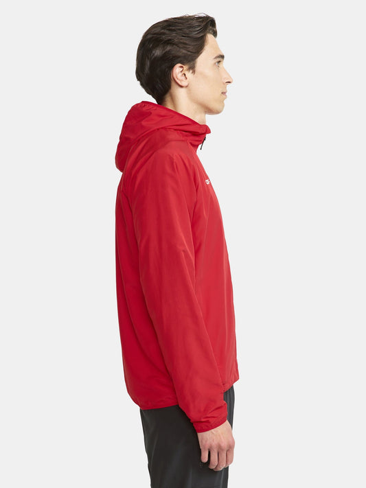 Men's Squad Wind Jacket - Bright Red Men's Jackets and Vests Craft Sportswear NA
