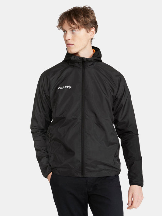 Men's Squad Wind Jacket - Black Men's Jackets and Vests Craft Sportswear NA