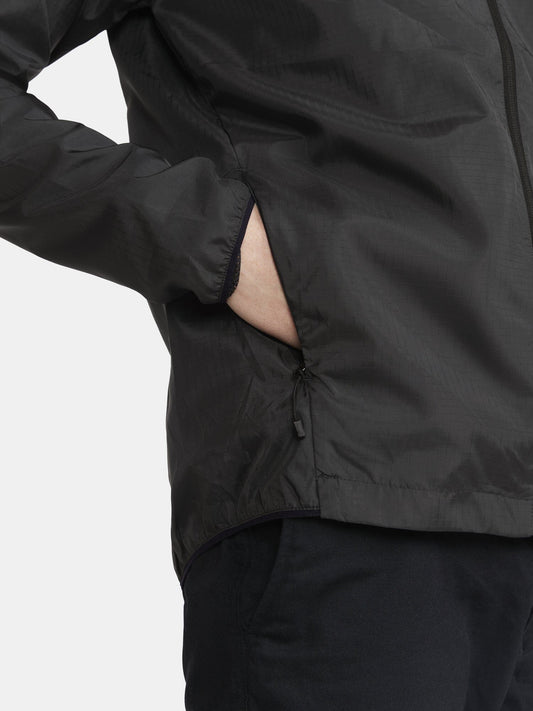Men's Squad Wind Jacket - Black Men's Jackets and Vests Craft Sportswear NA