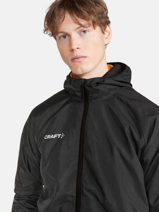 Men's Squad Wind Jacket - Black Men's Jackets and Vests Craft Sportswear NA