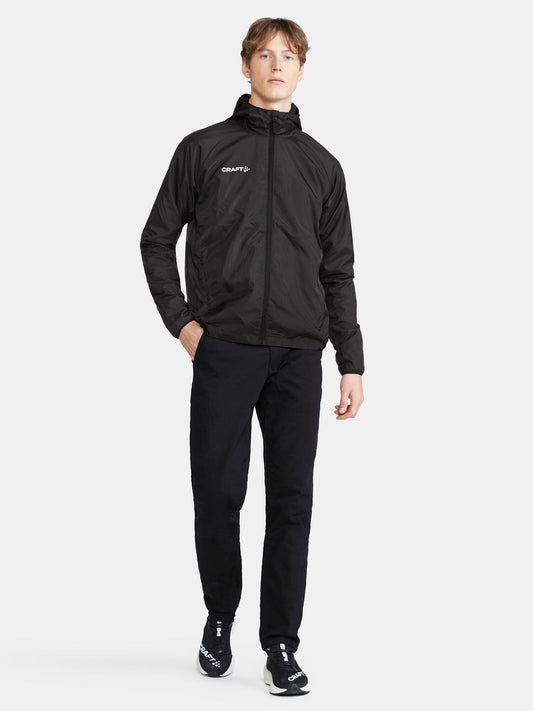 Men's Squad Wind Jacket - Black Men's Jackets and Vests Craft Sportswear NA