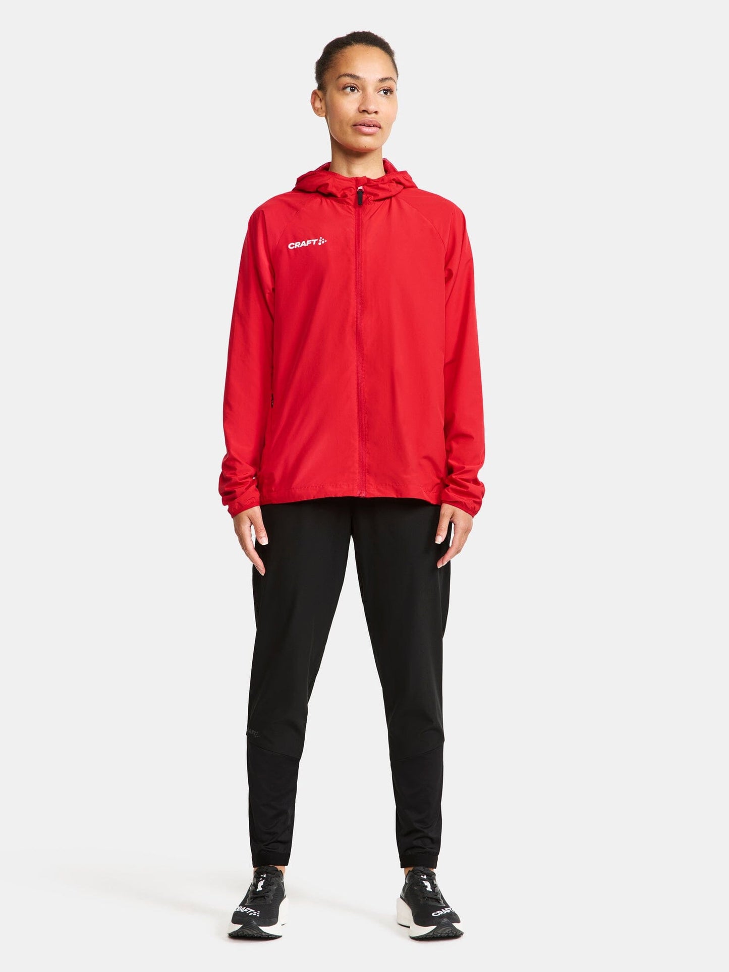Women's Squad Wind Jacket - Bright Red Women's Jackets and Vests Craft Sportswear NA