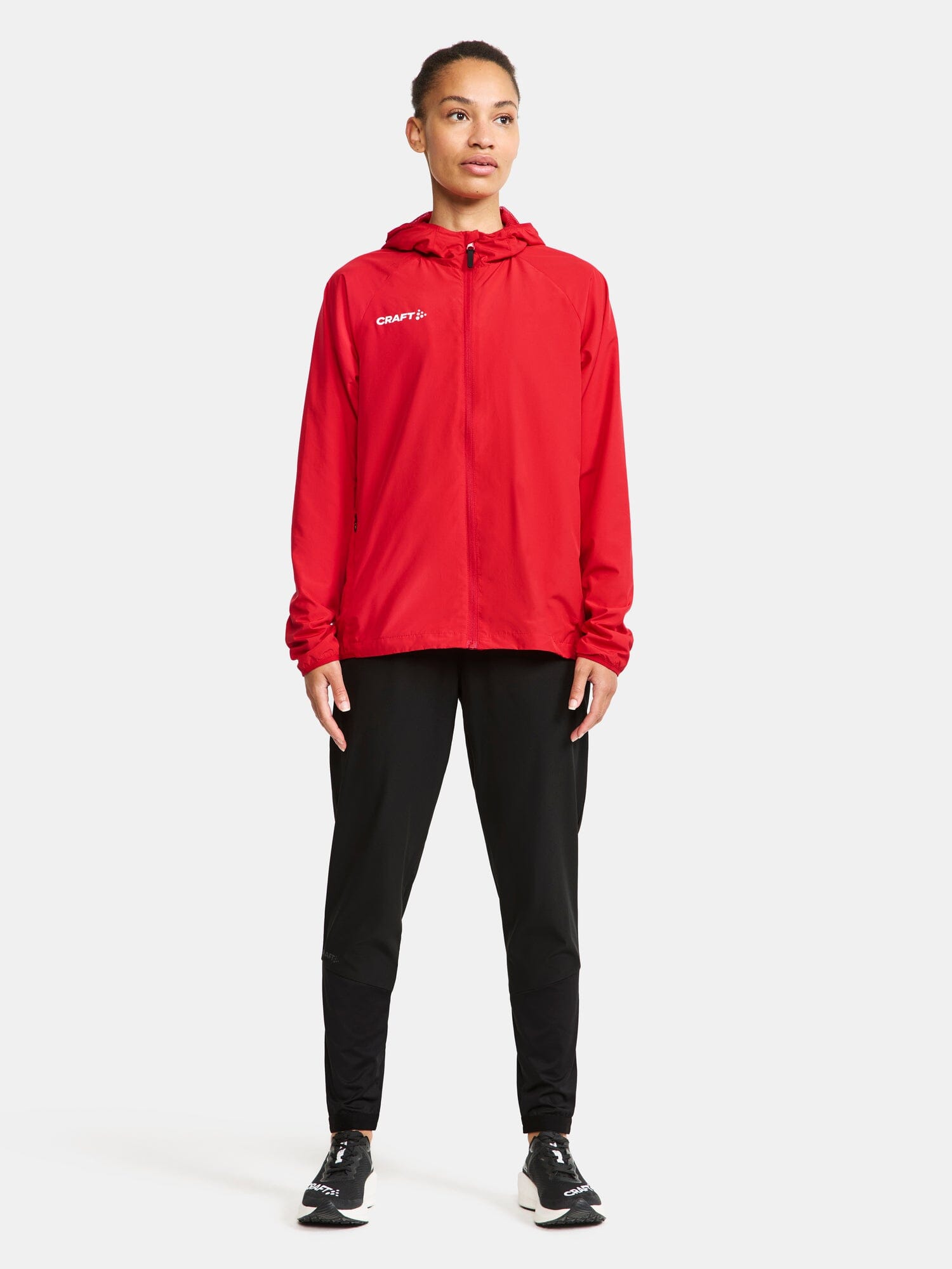 Women's Squad Wind Jacket - Bright Red Women's Jackets and Vests Craft Sportswear NA