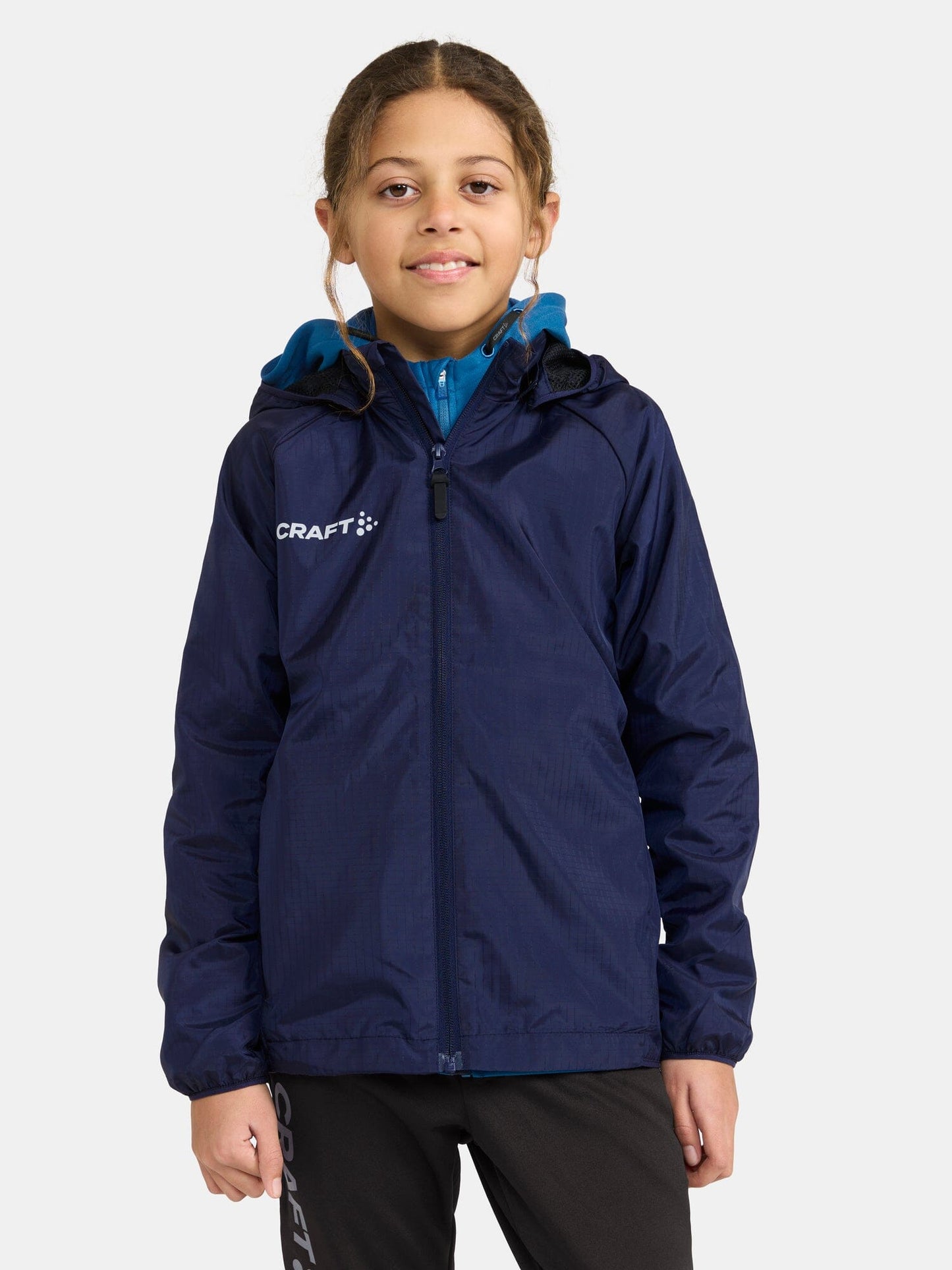 Junior's Squad Wind Jacket - Navy Kids Craft Sportswear NA