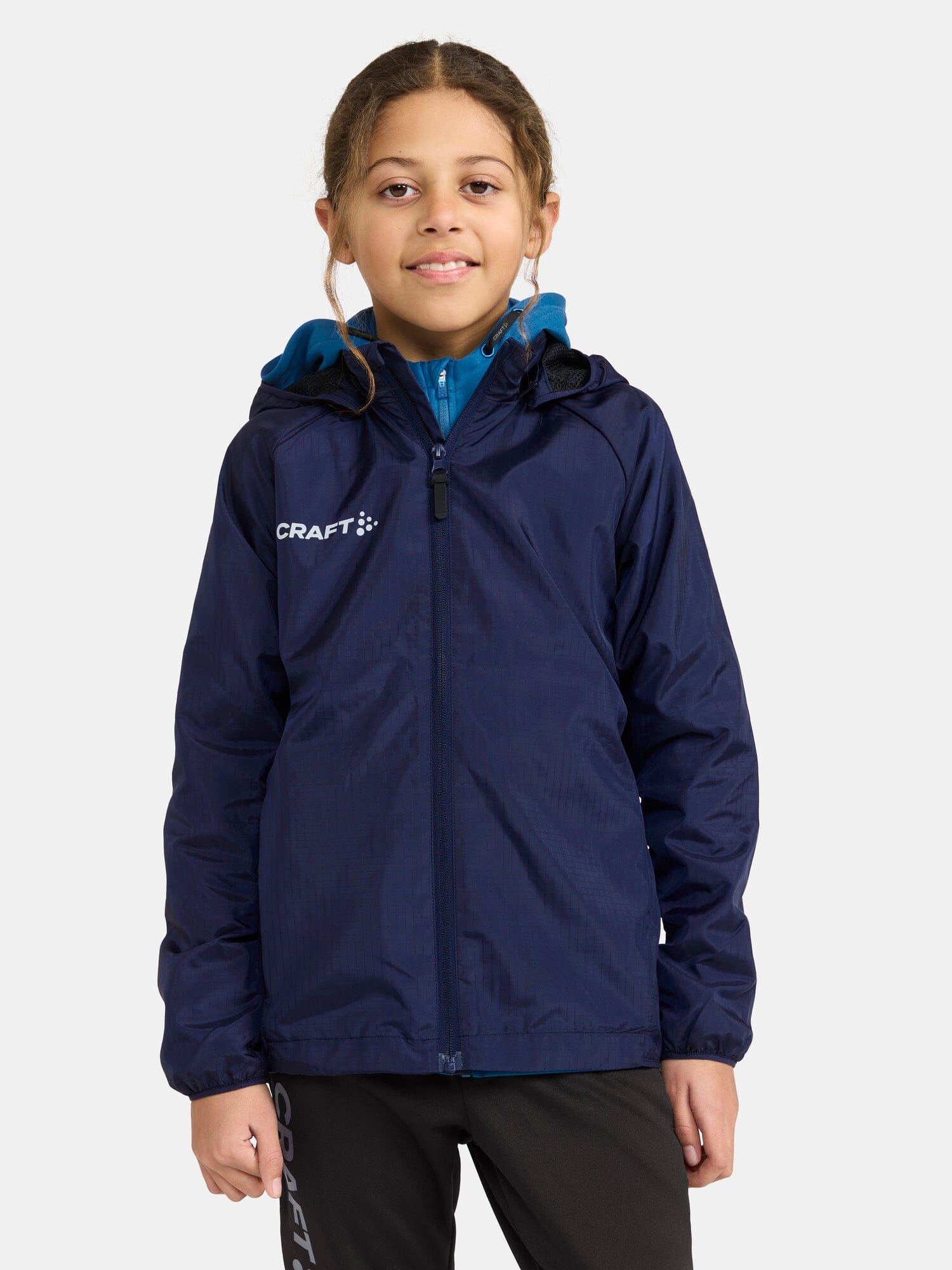 Junior's Squad Wind Jacket - Navy Kids Craft Sportswear NA