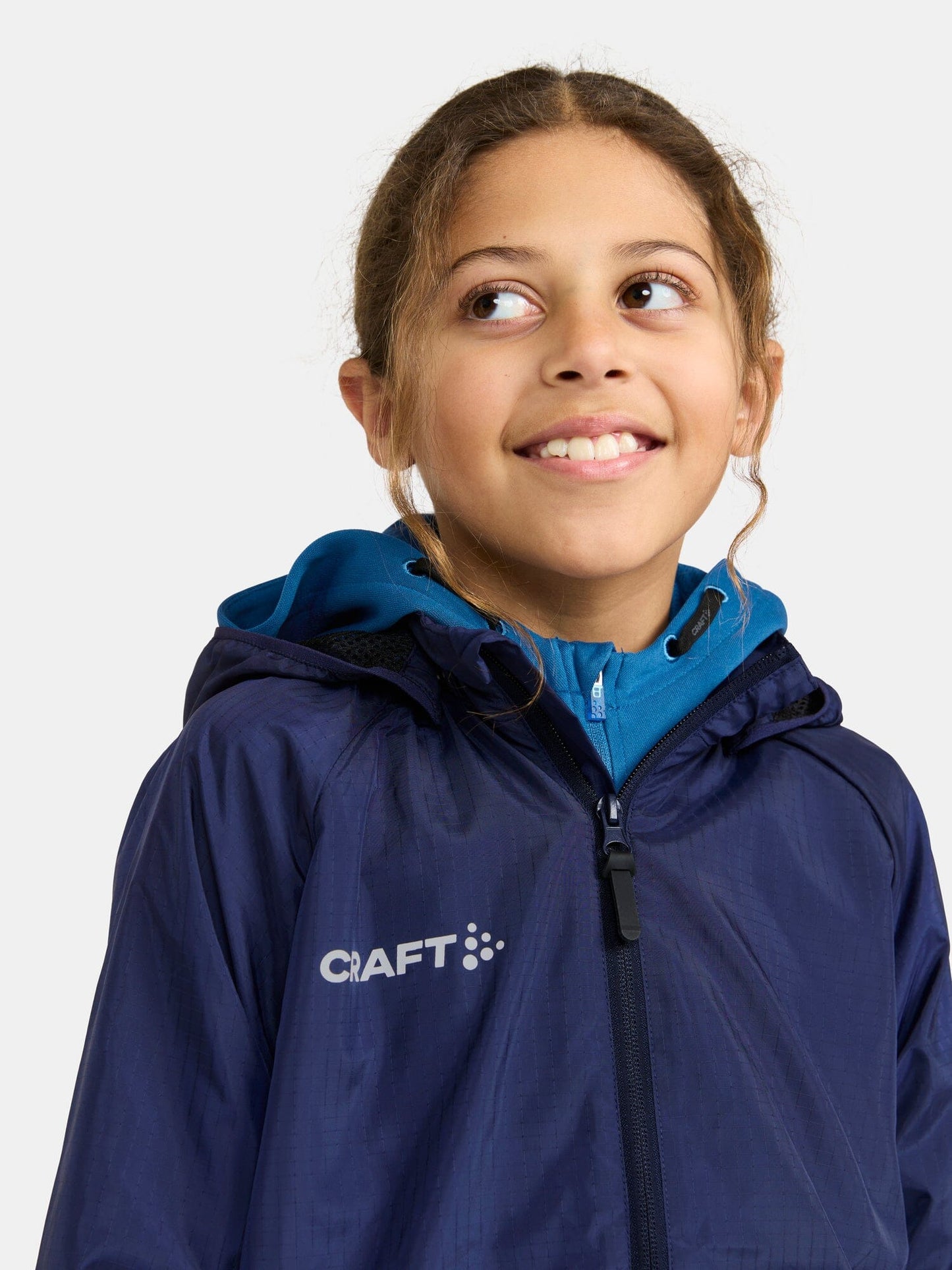 Junior's Squad Wind Jacket - Navy Kids Craft Sportswear NA