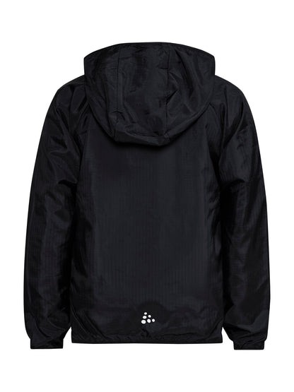 Junior's Squad Wind Jacket - Black Kids Craft Sportswear NA