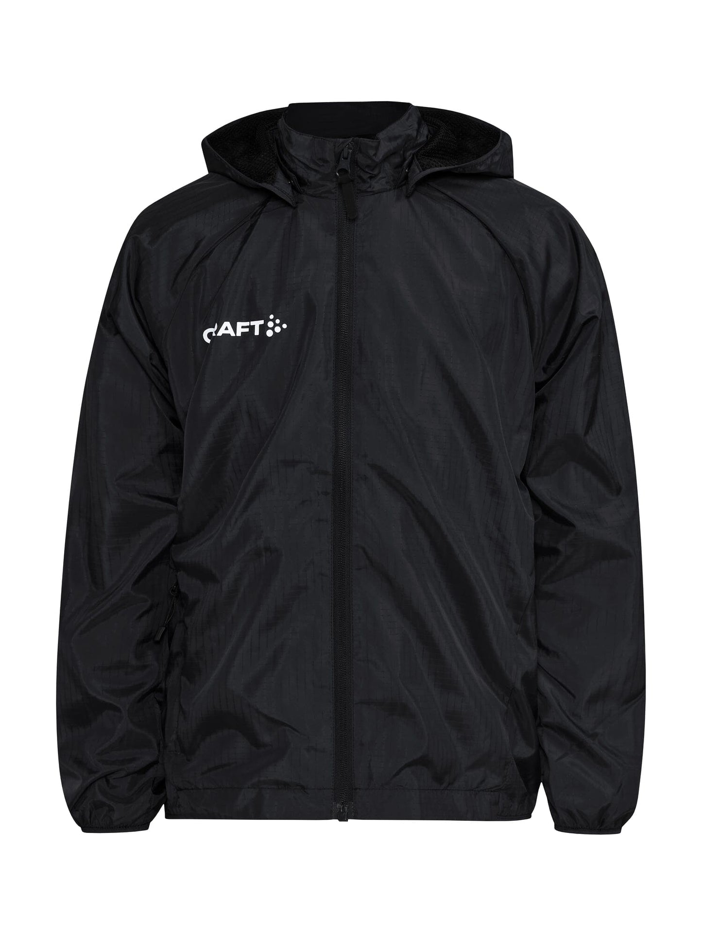 Junior's Squad Wind Jacket - Black Kids Craft Sportswear NA