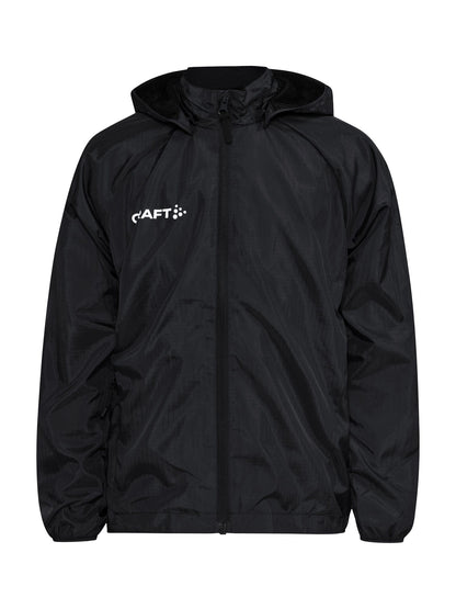 Junior's Squad Wind Jacket - Black Kids Craft Sportswear NA
