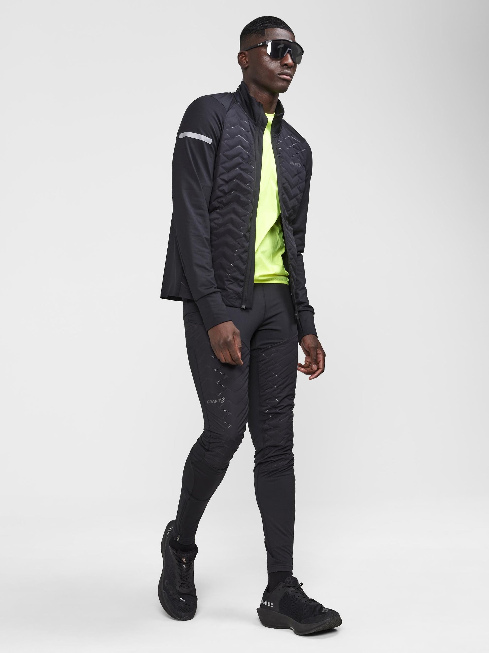 Men's ADV SubZ Warm Running Tights 3.0 - Black Craft Sportswear NA