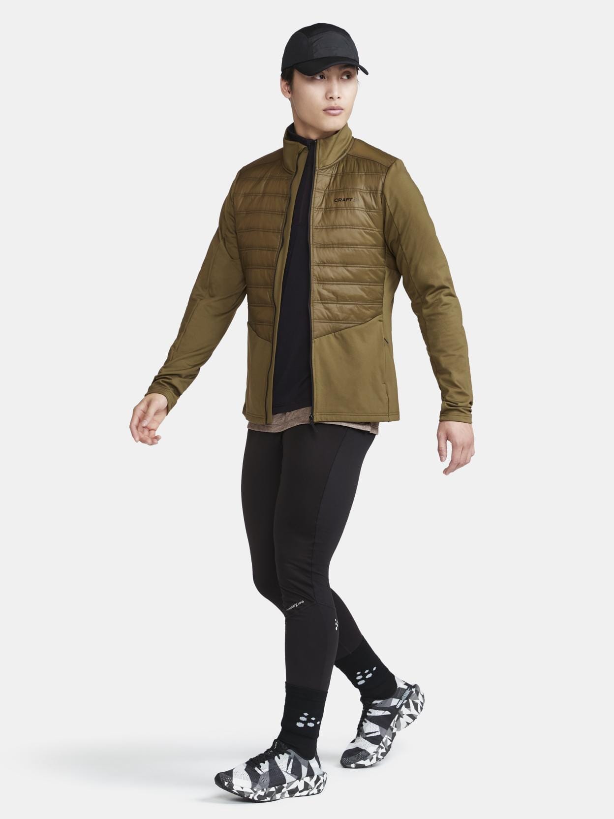 MENS ADV ESSENCE WARM WIND TIGHTS 2 - Black Craft Sportswear NA