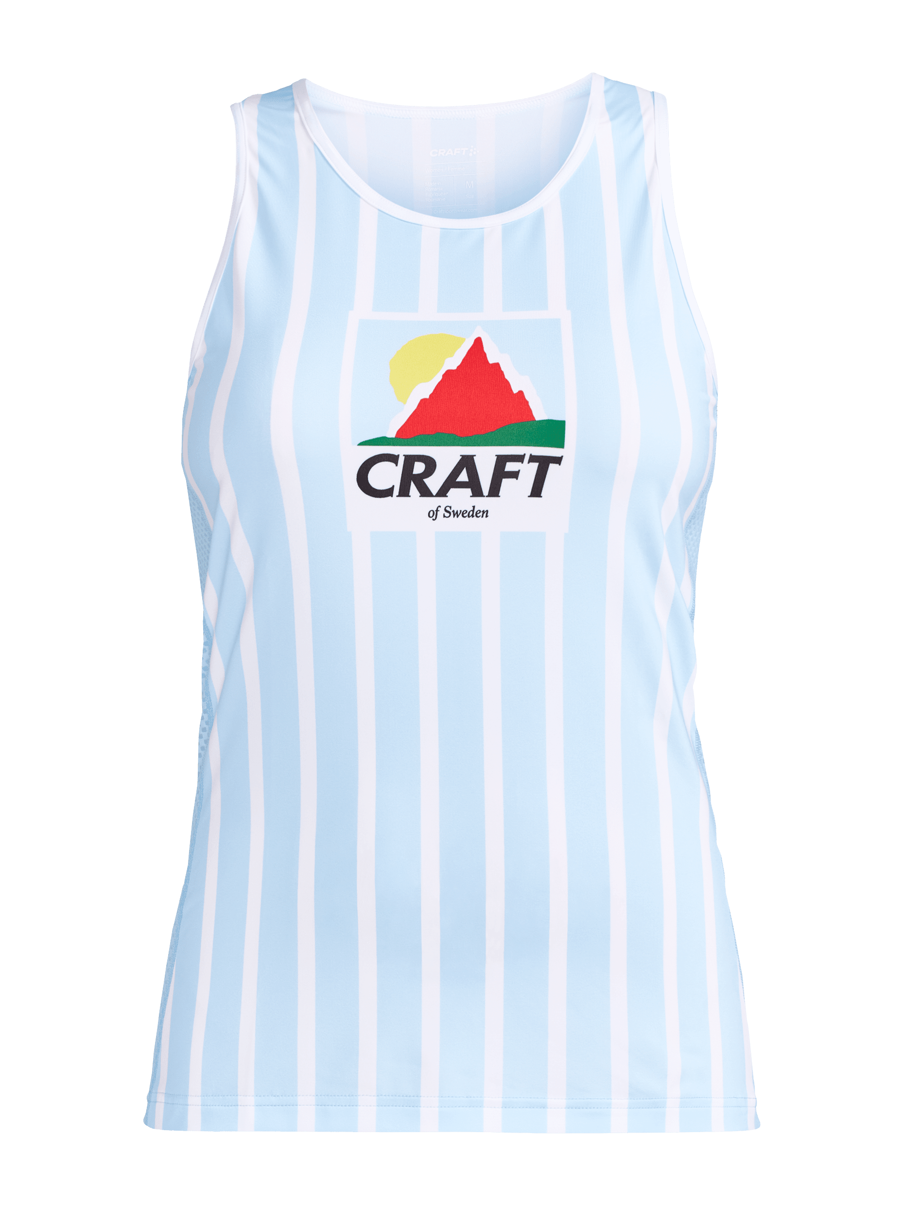 Women's Retro Elite Custom Singlet - AQUA/WHITE Craft Sportswear NA