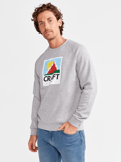 Men's Retro Crewneck - GREY MELANGE Craft Sportswear NA