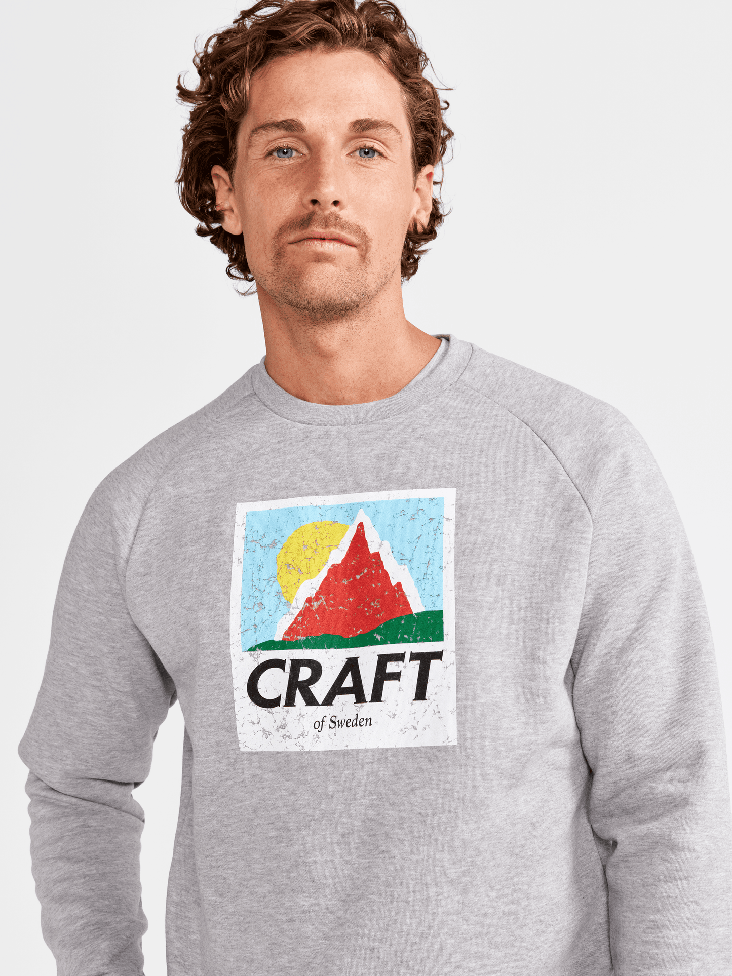 Men's Retro Crewneck - GREY MELANGE Craft Sportswear NA