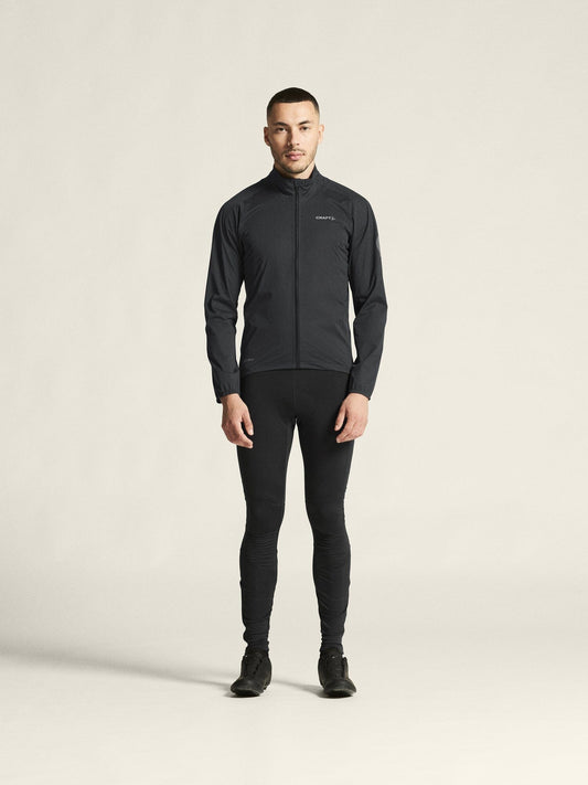 Men's ADV Endur Hydro Cycling Jacket 2 - Black/Black Men's Jackets and Vests Craft Sportswear NA