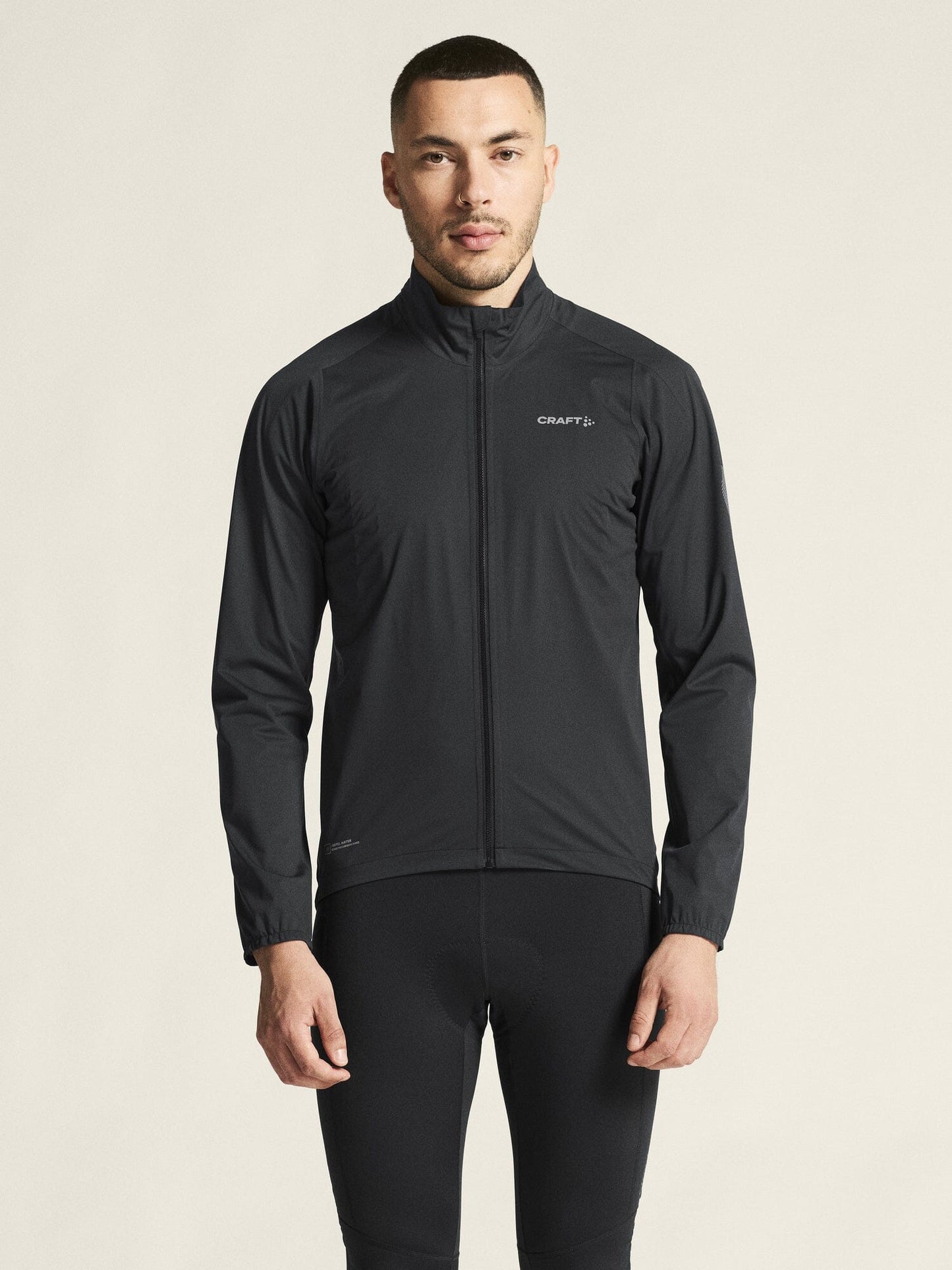 Men's ADV Endur Hydro Cycling Jacket 2 - Black/Black Men's Jackets and Vests Craft Sportswear NA