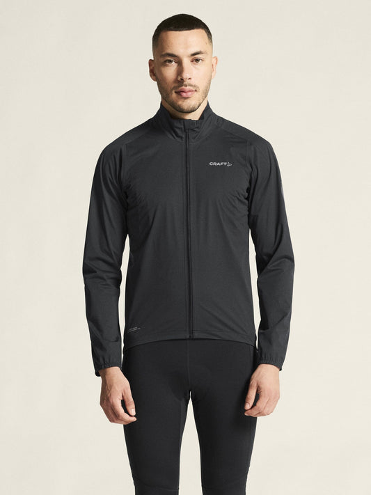 Men's ADV Endur Hydro Cycling Jacket 2 - Black/Black Men's Jackets and Vests Craft Sportswear NA