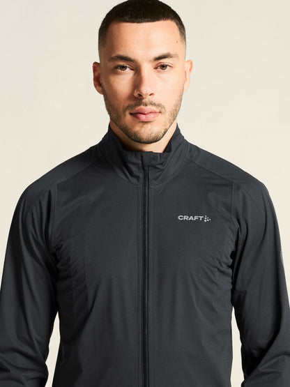 Men's ADV Endur Hydro Cycling Jacket 2 - Black/Black Men's Jackets and Vests Craft Sportswear NA
