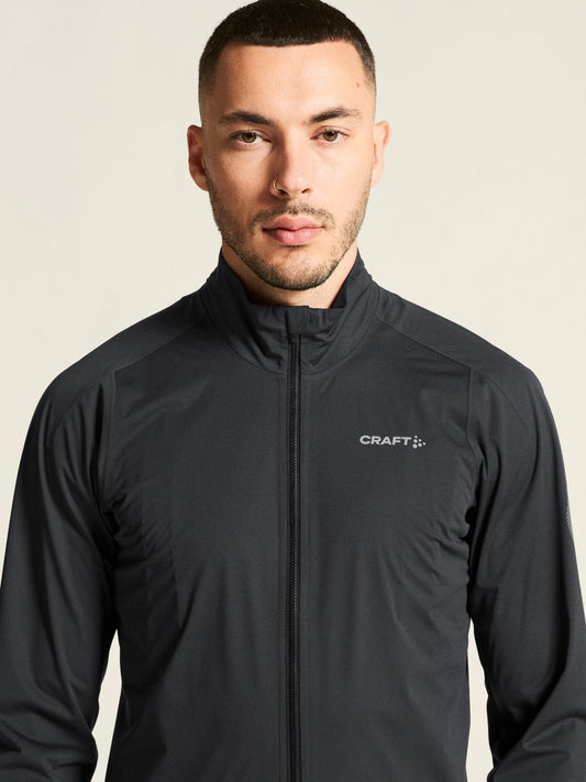 Men's ADV Endur Hydro Cycling Jacket 2 - Black/Black Men's Jackets and Vests Craft Sportswear NA