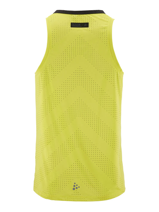 Men's Pro Hypervent Running Singlet 2 - Pear Men's Tops, T's, and Tanks Craft Sportswear NA