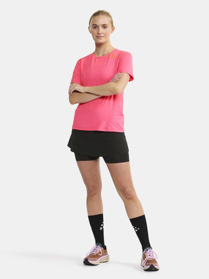Women's Pro Hypervent Running Tee 2.0 - Black Craft Sportswear NA