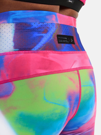 Women's PRO Hypervent Short Tights 2.0 - FUCHSIA/MULTI Craft Sportswear NA
