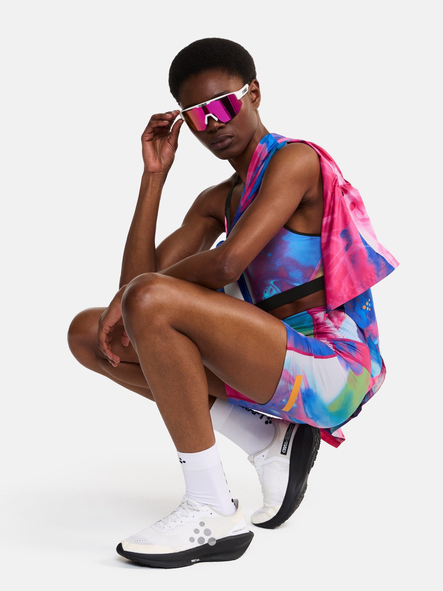 Women's PRO Hypervent Short Tights 2.0 - FUCHSIA/MULTI Craft Sportswear NA