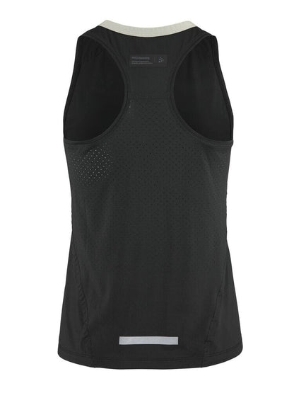 Women's Pro Hypervent Running Singlet 2 - Black Women's Tops, T's, and Tanks Craft Sportswear NA