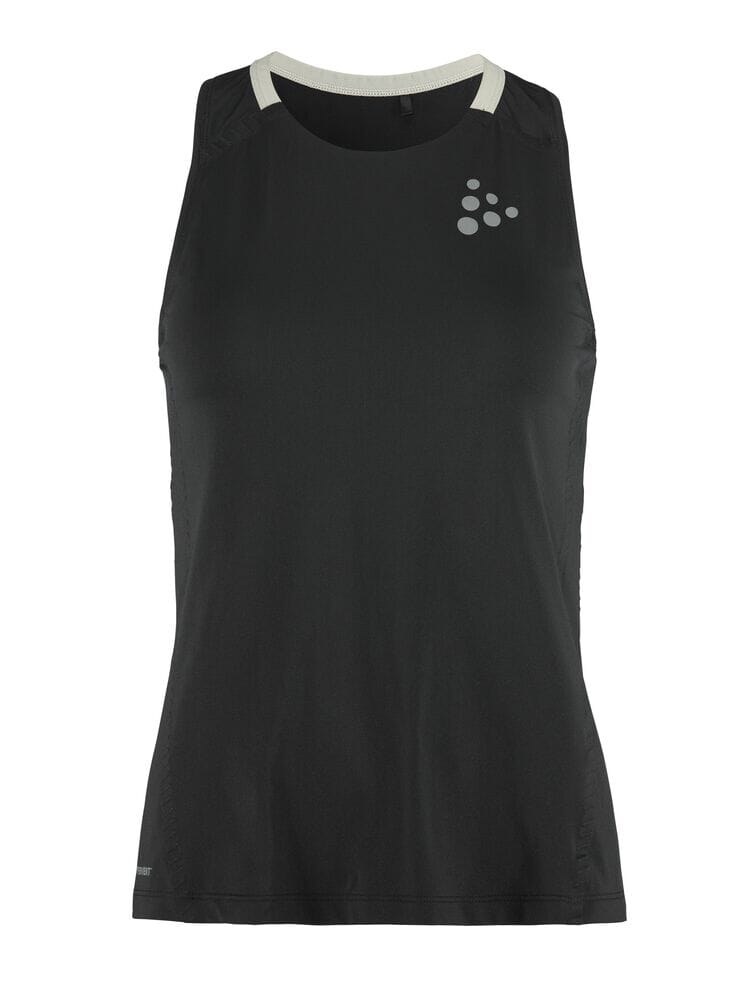 Women's Pro Hypervent Running Singlet 2 - Black Women's Tops, T's, and Tanks Craft Sportswear NA