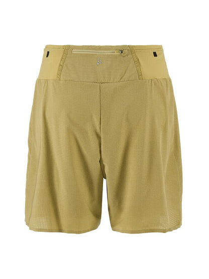 Men's Pro Trail Running Shorts - Khaki Craft Sportswear NA