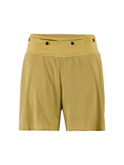 Men's Pro Trail Running Shorts - Khaki Craft Sportswear NA