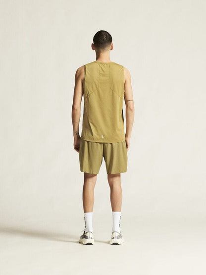 Men's Pro Trail Running Shorts - Khaki Craft Sportswear NA