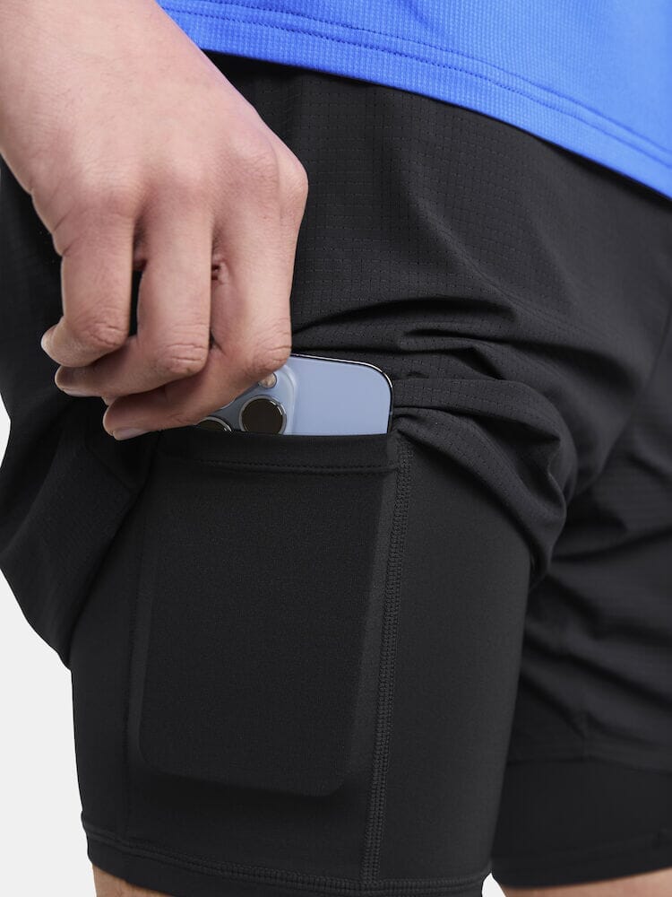 Trail Running Exercise Shorts With Phone Pocket LEVICO Trail