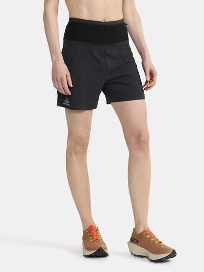 Women's Pro Trail Running Shorts - Black Craft Sportswear NA
