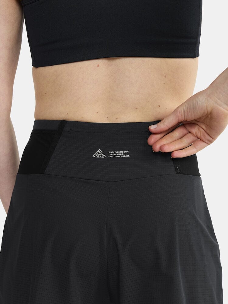 Women's Pro Trail Running Shorts - Black Craft Sportswear NA