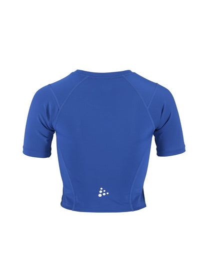 Women's Rush 2.0 Crop Tee - Club Cobalt Craft Sportswear NA
