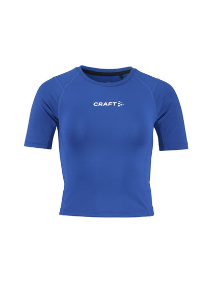 Women's Rush 2.0 Crop Tee - Club Cobalt Craft Sportswear NA