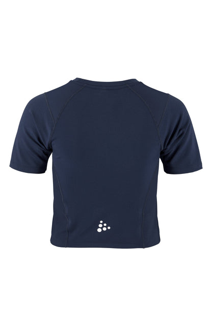 Women's Rush 2.0 Crop Tee - Navy Craft Sportswear NA
