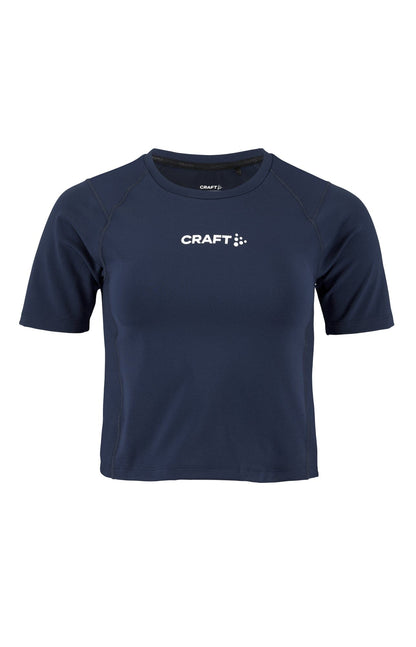 Women's Rush 2.0 Crop Tee - Navy Craft Sportswear NA