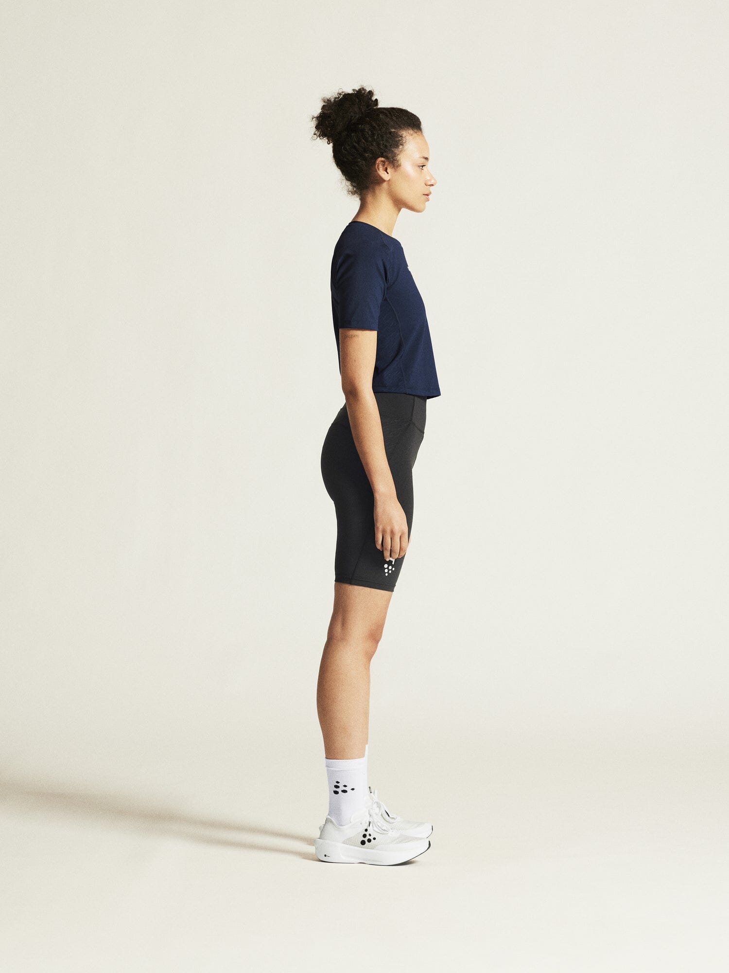Women's Rush 2.0 Crop Tee - Navy Craft Sportswear NA