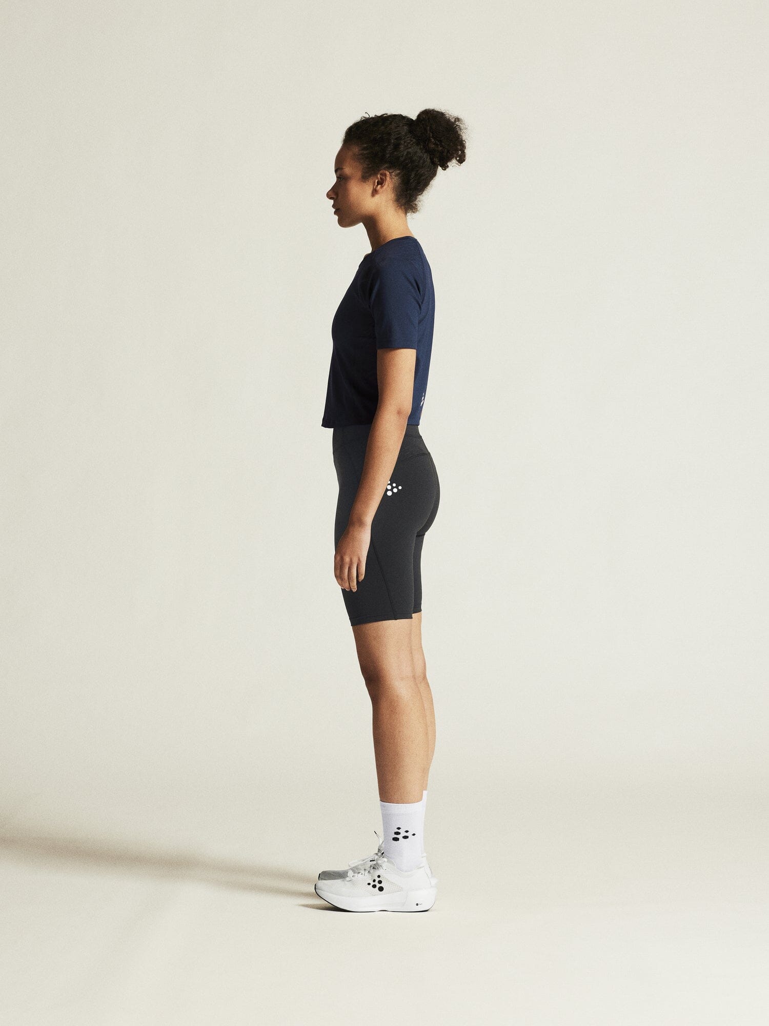 Women's Rush 2.0 Crop Tee - Navy Craft Sportswear NA