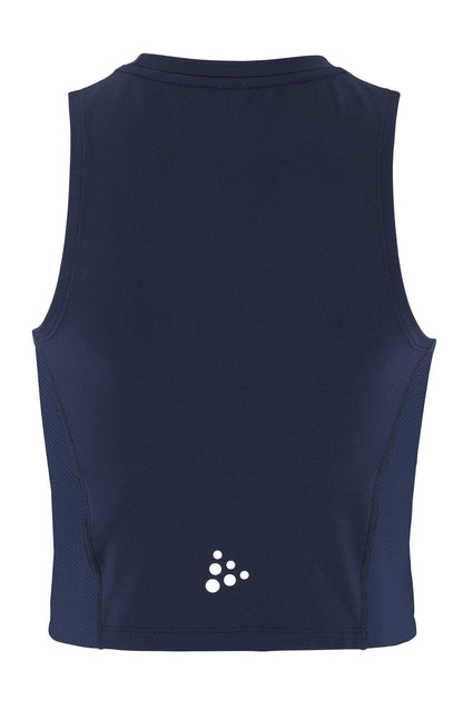 Women's Rush 2.0 Crop Singlet - Navy Craft Sportswear NA